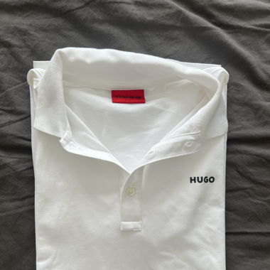 Polo blanc Hugo Boss