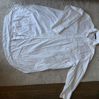 Weisses Hemdkleid von Zara