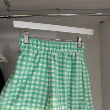 pantaloni corti in velluto