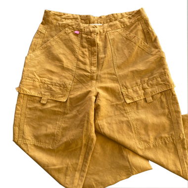 Pantaloni cargo Bimba & Lola ocra T40