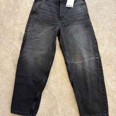 Jeans noirs Bershka