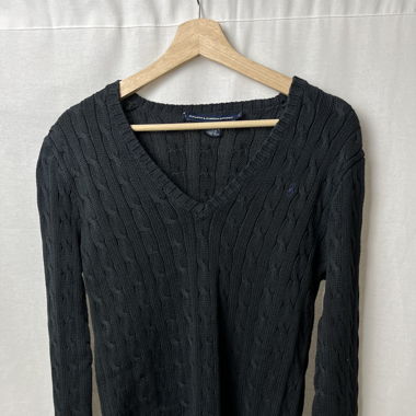 Pull Ralph Lauren noir col V 