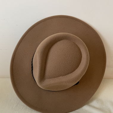 Pepe Jeans camel wool hat Tatianne