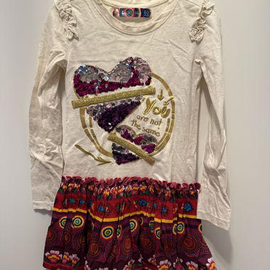Abito Desigual bimba 7/8 anni
