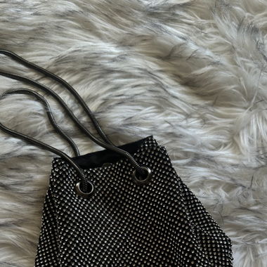 Tasche mit Glitzer 