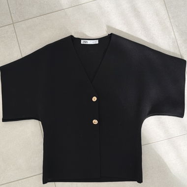 ZARA schwarzer Cardigan