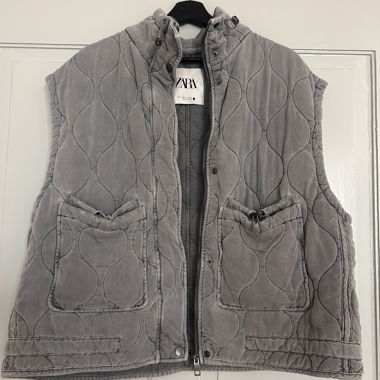 Gilet matelassé Zara gris