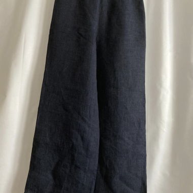 Pantalon bleu marine Massimo Dutti