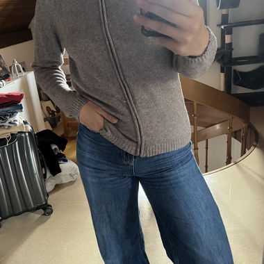 Cardigan in maglia Chicorée con zip