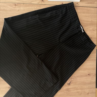 Pantalons Noirs Rayés