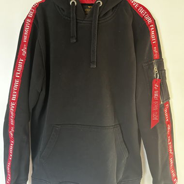 Alpha Industries Hoodie schwarz 