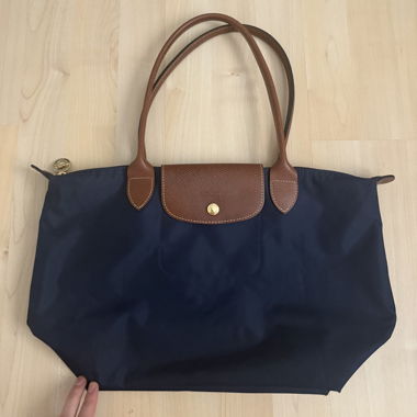 Longchamp Navy Tote Bag