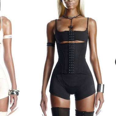 Feng System Gen Black Playsuit 