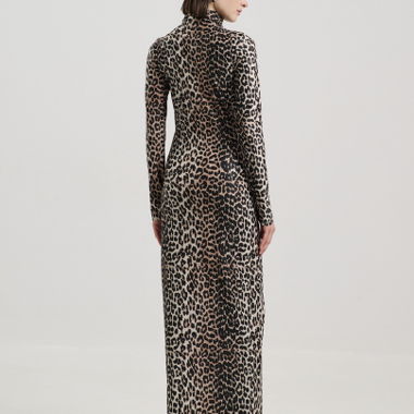 Abito Maxi Leopardato Senza Tempo