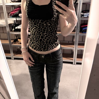vintage glamour y2k top 