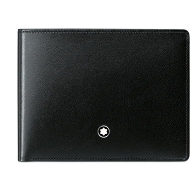 Portefeuille / porte monnaie Montblanc  cuir Noir