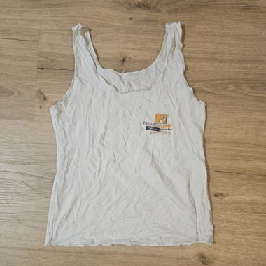 Weisses Tanktop mit Print