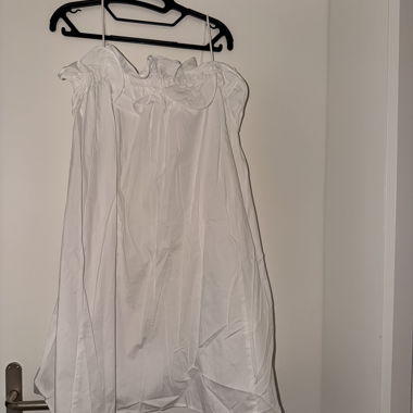 White Ruffle Dress