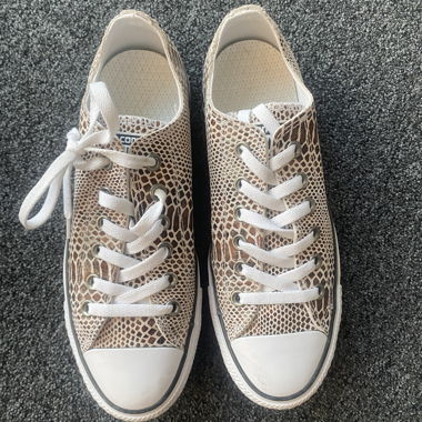 Converse Snakeskin Print Sneakers