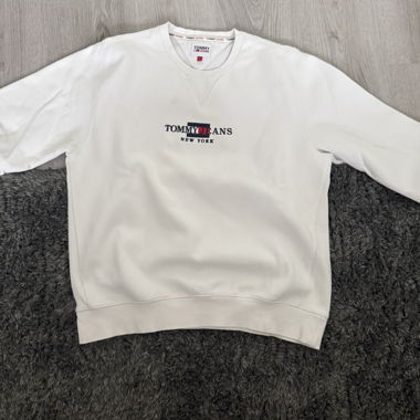 Maglione bianco Tommy Jeans
