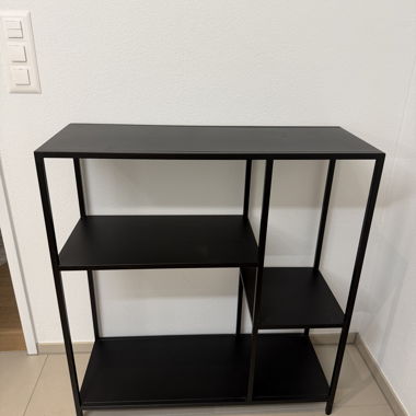 Étagère métallique Westwing NEPTUN noire