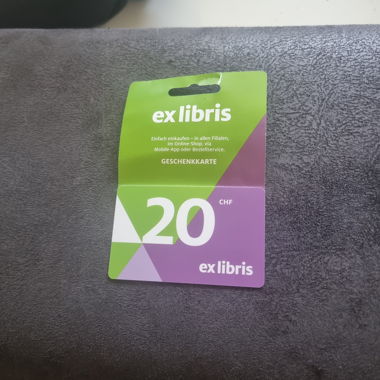 Ex libris Geschenkkarte 20 CHF
