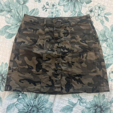 Stradivarius Camouflage Skirt