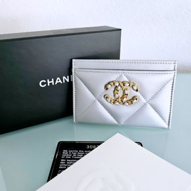 Portacarte CHANEL argento