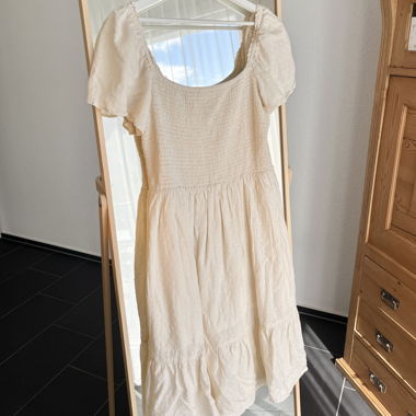 Offwhite cottagecore Kleid