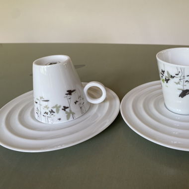 Duo tasses Nespresso 2010 Christian Ghion Tanzaru 