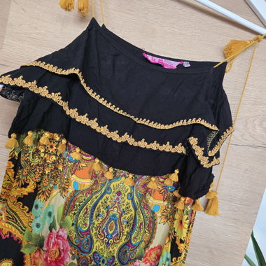 Robe ample fleurie
