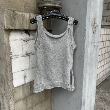 y2k knitted sequin tank top sweater