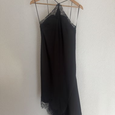 Black lace dress