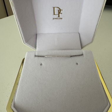 Bracciale tennis con diamanti