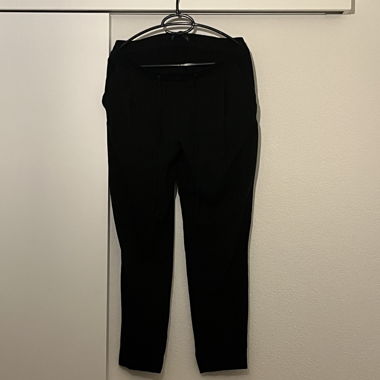 Black Fabric Pants