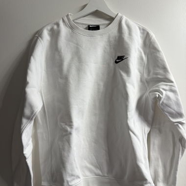 Nike Sweatshirt White, Size S