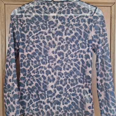 Leopard-Mesh Shirt