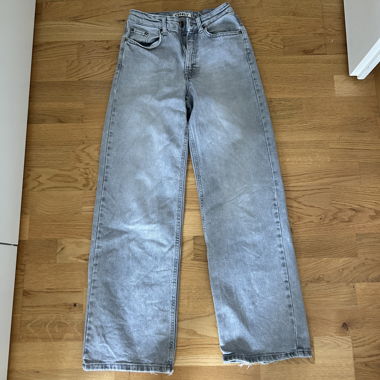 Jeans ONLY a vita alta grigi