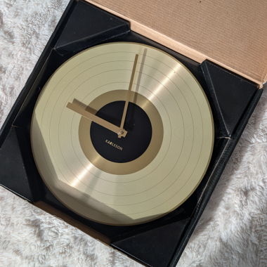 Karlsson Golden Record Wanduhr