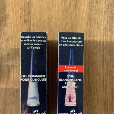 Nail whitener + cuticle peeling gel