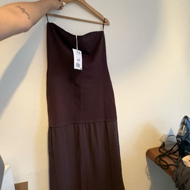 Robe bordeaux fluide