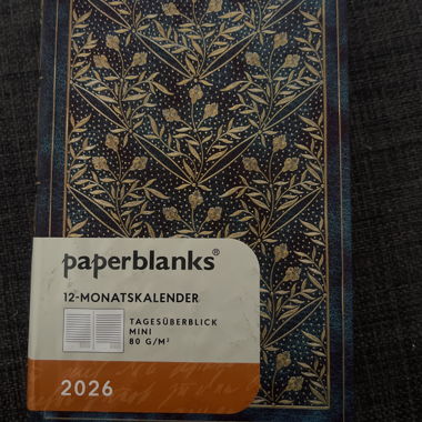 Paperblanks 12-Month Calendar 2026