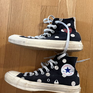 Converse Comme des Garçons pois