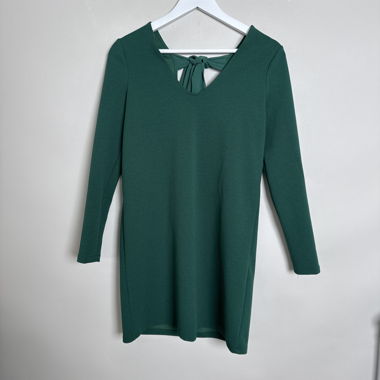 Mango Basics Grünes Kleid