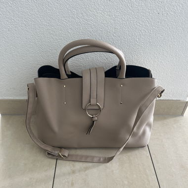 Borsa tote beige