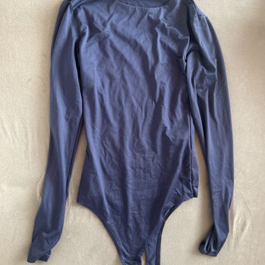 Body manches longues bleu foncé