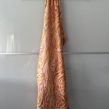Long flowing dress with pattern
