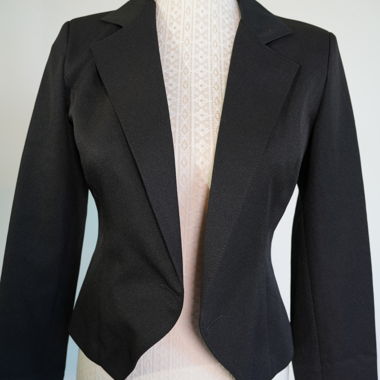 Black Cropped Blazer