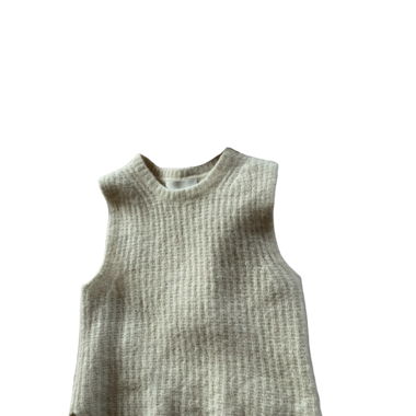 Cute white Polo gilet