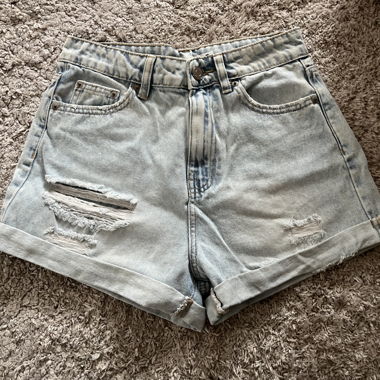 Blaue Sommer Shorts